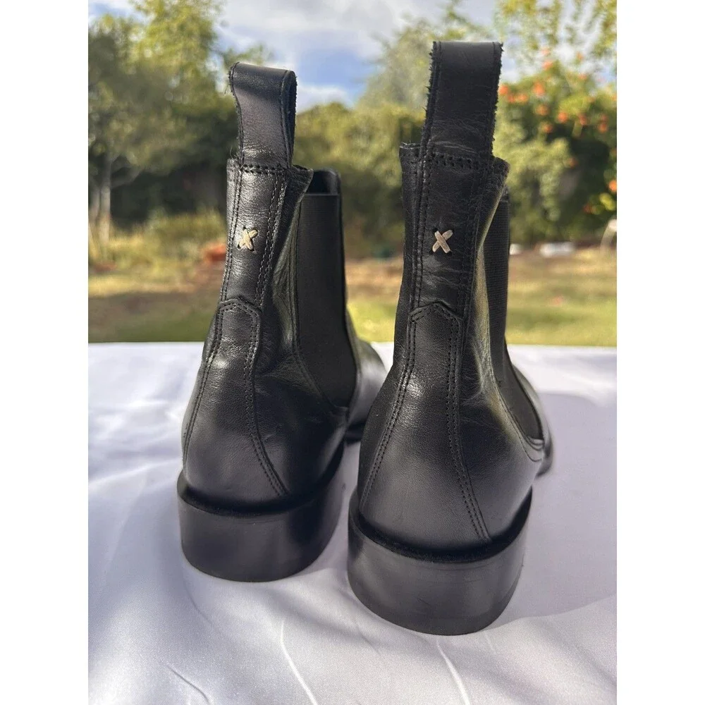 8 M Cody James 1978 Line Men'S Franklin Chelsea Ankle Boot Black Leather
